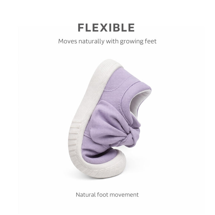 Lavender Bow Baby & Toddler Shoes