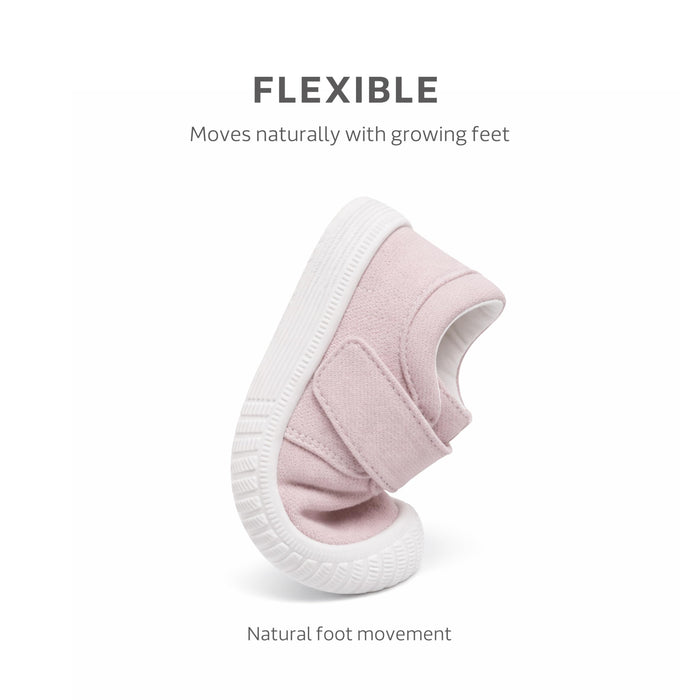 Soft Blush Baby & Toddler Canvas Shoes