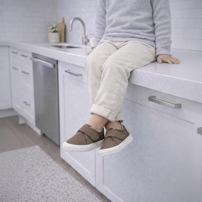 Warm Taupe Baby & Toddler Shoes