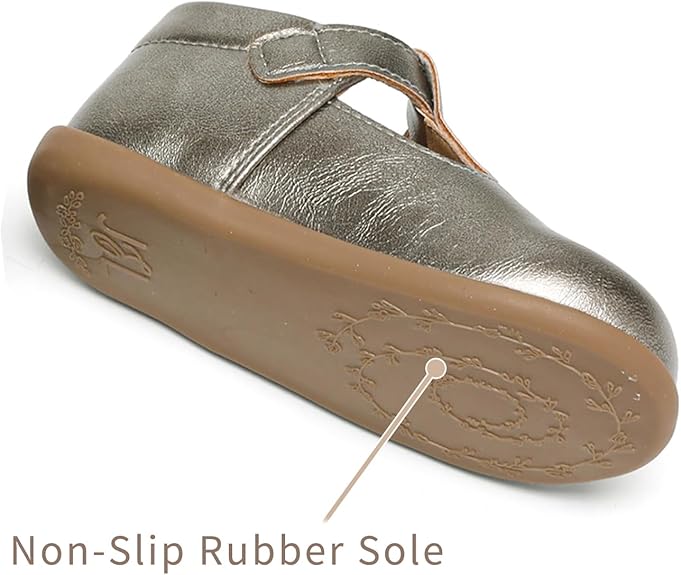 Soft Pewter Baby & Toddler Shoes for Everyday, School & Dress