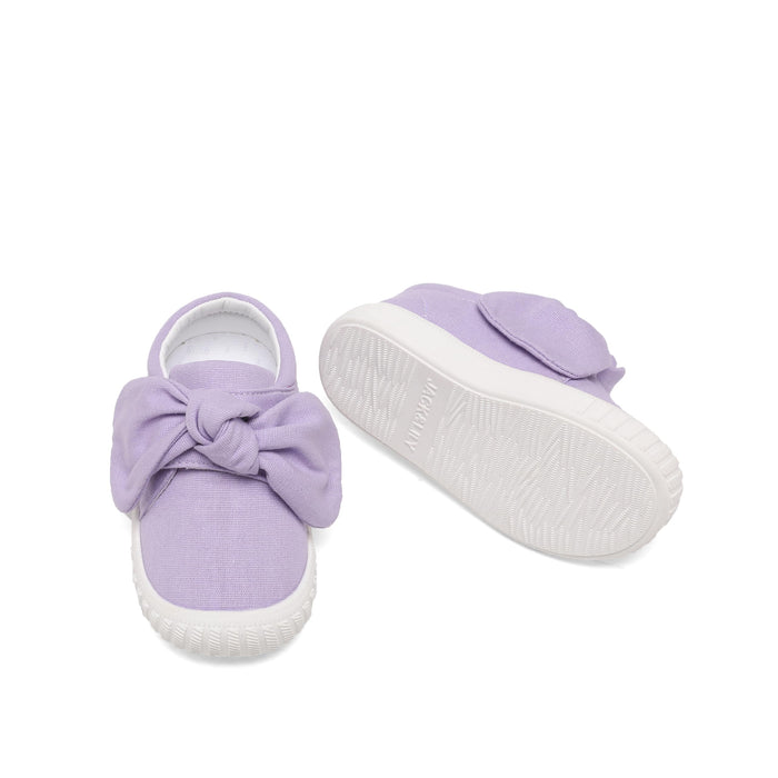Lavender Bow Baby & Toddler Shoes