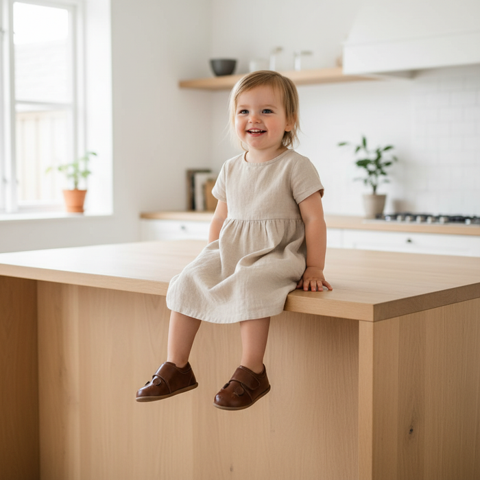 Honey Brown Baby & Toddler Shoes for Everyday, School & Dress