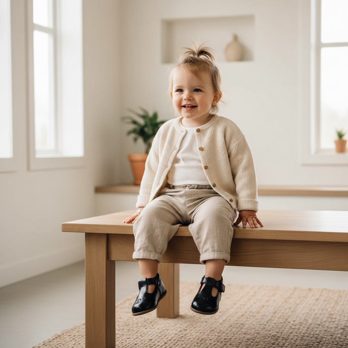 Midnight Noir Baby & Toddler Shoes for Everyday, School & Dress